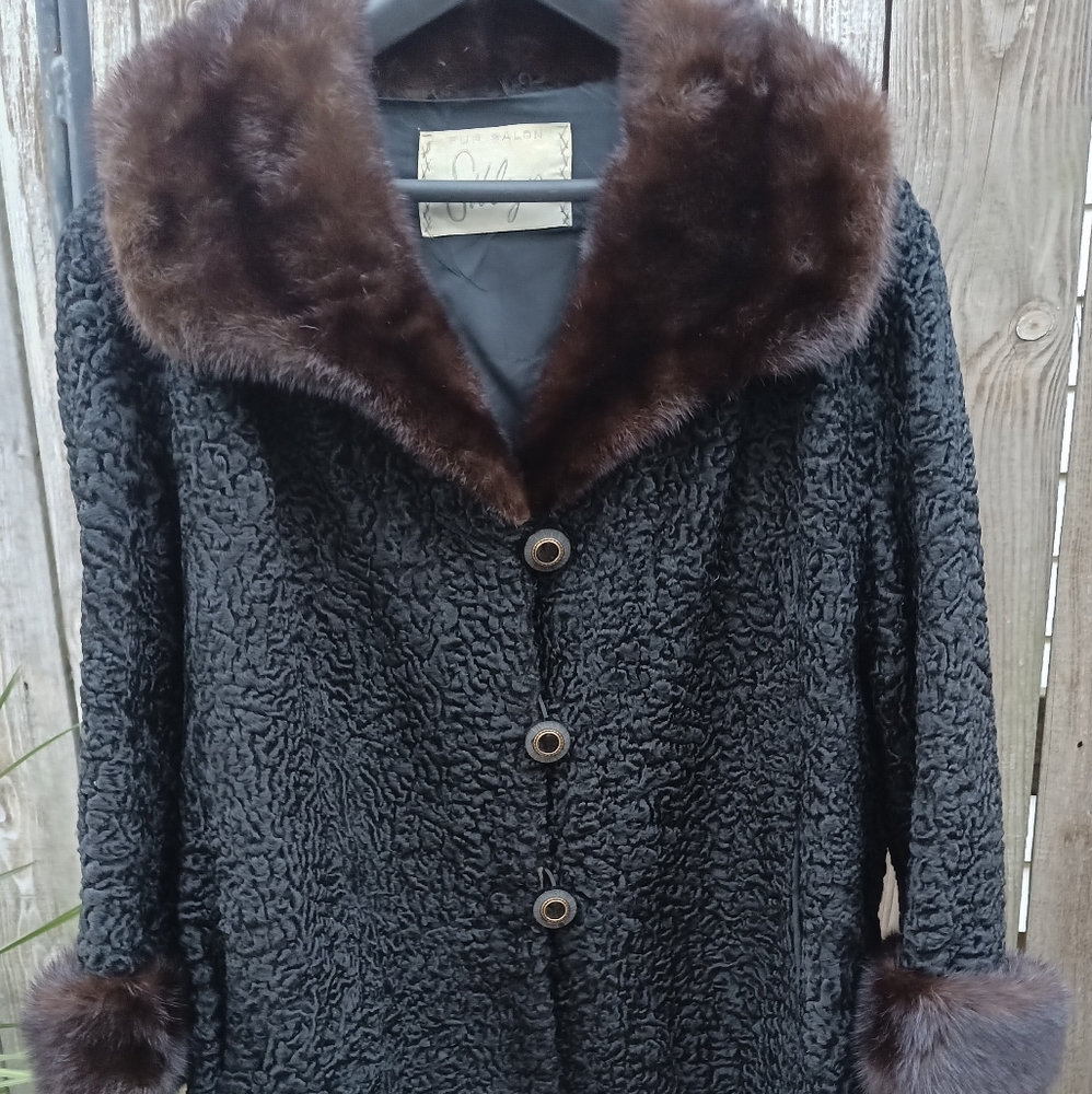 Sibley's Fur Salon 1950's 3/4 Length Coat Gem